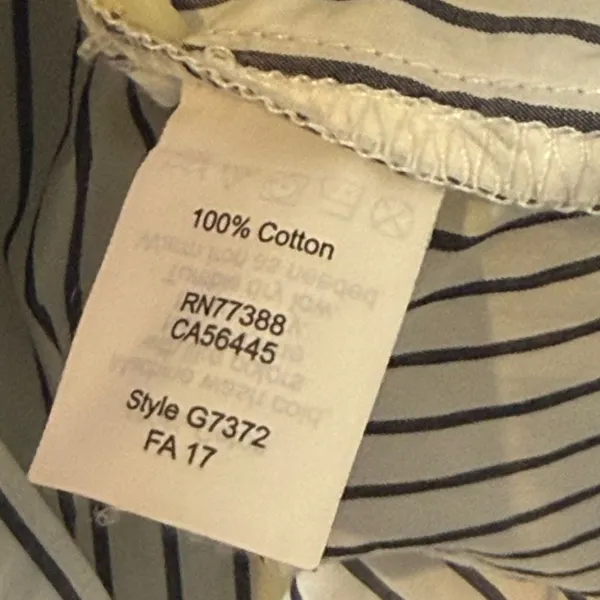 Madewell Button Down Striped Cotton Shirt Womens S Long Cuff Minimalist Capsule - Image 4