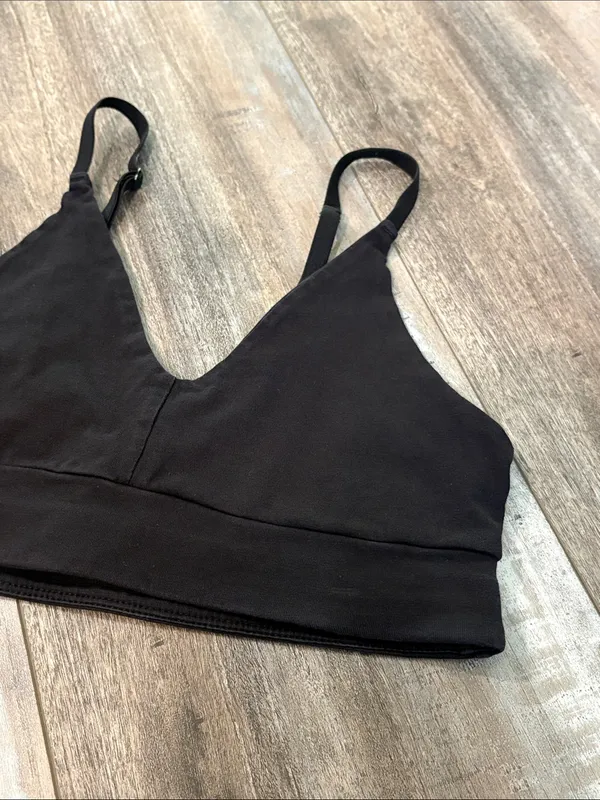 Pact Organic- Wireless Bralette - Black Small - Image 5