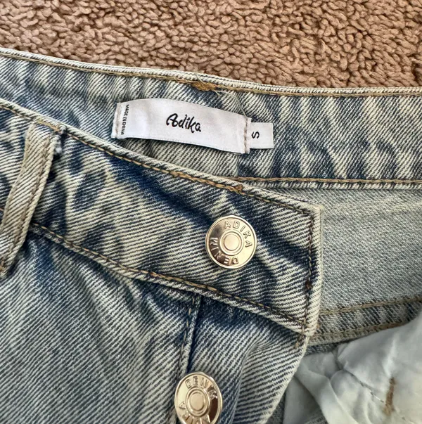 Adika Sparkly Denim Shorts - Image 2