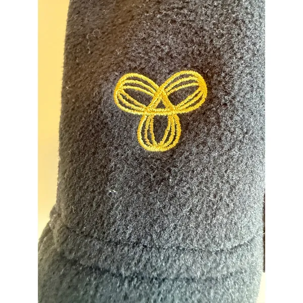 Golden by Aritzia Polartec Fleece Shorts Black Womens XS 119280 Tna Logo‎ - Image 3