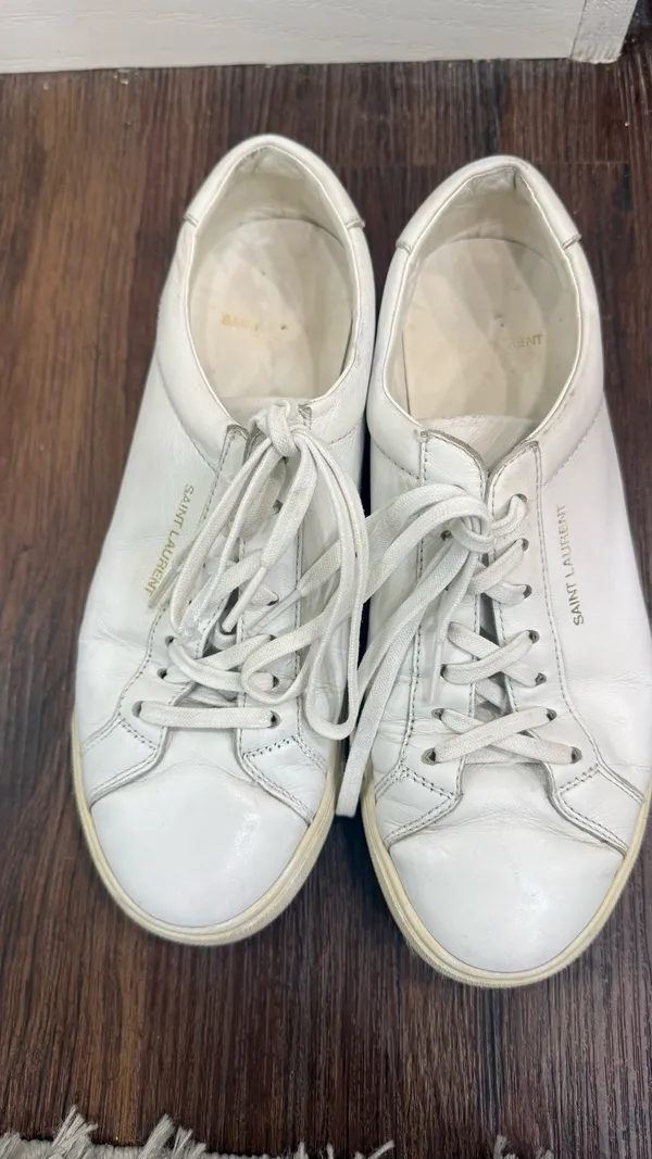 Saint Laurent low-top sneakers white sz 39 - Image 2