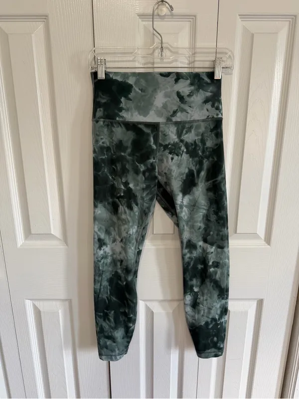 Lululemon Align High Rise Pant 25" Diamond Dye Smoked Spruce Size 8 - Image 4