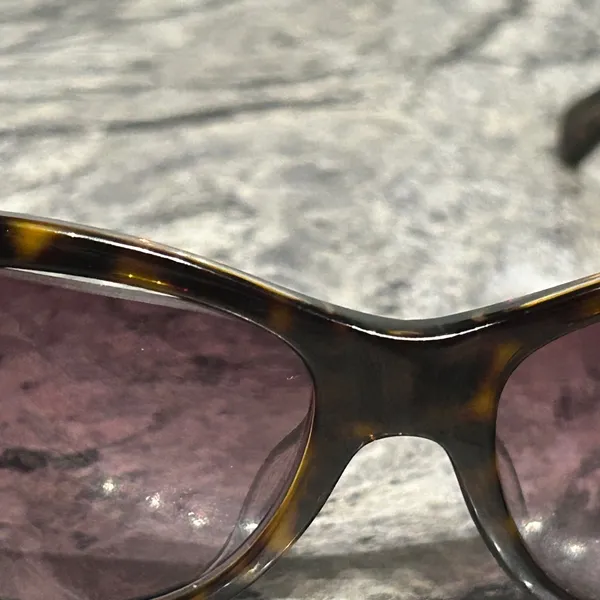 Marc By Marc Jacobs Tortoise Sunglasses with Purple Tint - Image 12