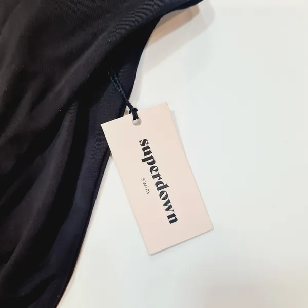 Superdown Rose One Piece in Black - Image 5