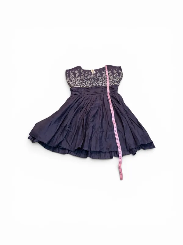 FREE PEOPLE shirred floral embroidered eyelet dress - Image 4