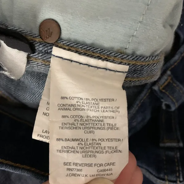 Madewell Jeans 26 Blue 10 Inch High Rise Skinny Denim Modern - Image 7