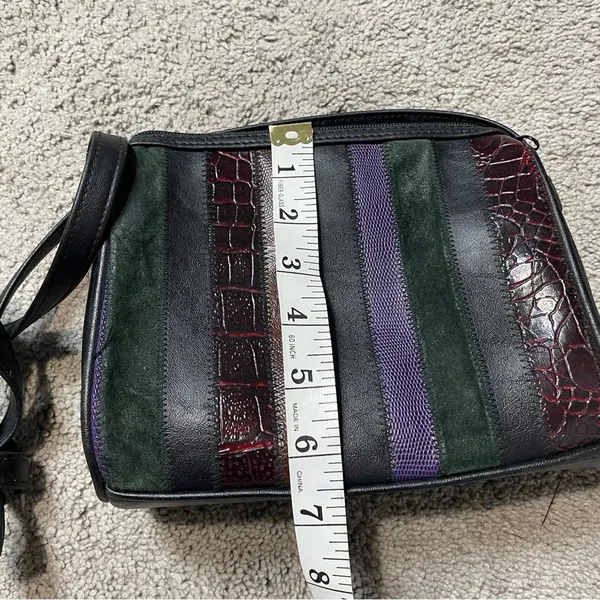 Accessory Works Vintage 80s/90s Patchworks Purse‎ - Image 7