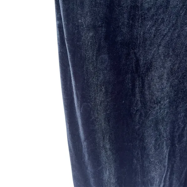 Lulu’s Elegant Era Dark Slate Blue Velvet One Shoulder Maxi Dress NWT - Image 9