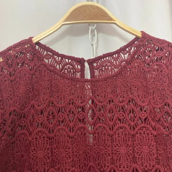 NWT Abercrombie and Fitch 1892 Collection Lace Short Sleeve Mini Dress Medium - Image 3