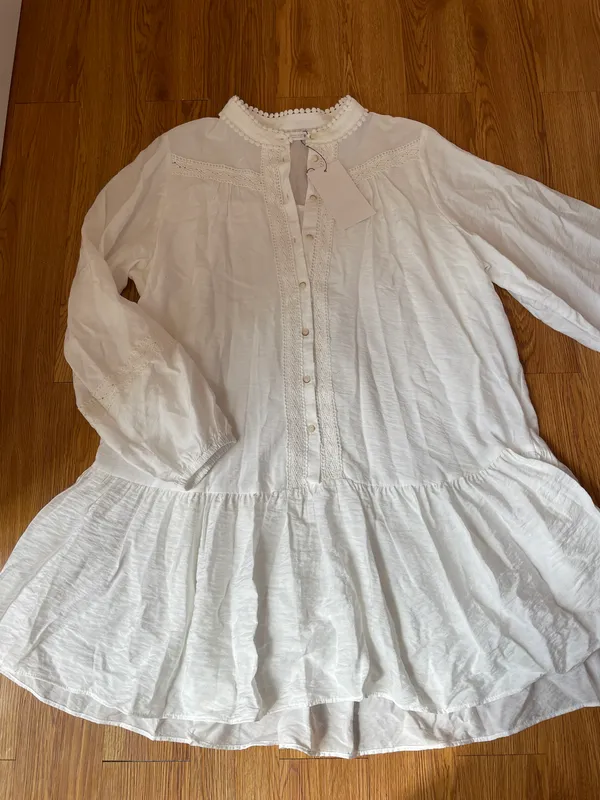 ZARA Pintuck Mini Dress NWT Size L - Image 10