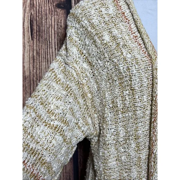 Free People fringe knit Duster Poncho Lucia Size Small Boho Festival Cardigan - Image 7