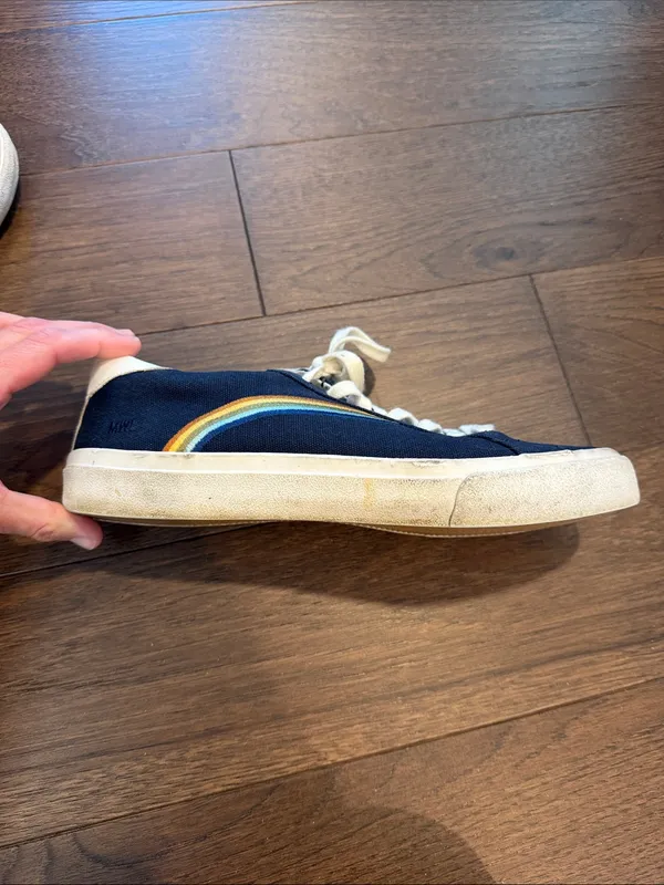 Madewell Sidewalk Women's Size 10 Low Top Casual Sneakers - C38-031 - Image 7