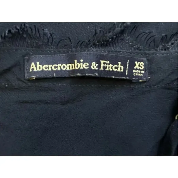Abercrombie Lace Trim Cami Tank Top XS Blue Babydoll Fairy Grunge Whimsigoth Y2K - Image 4