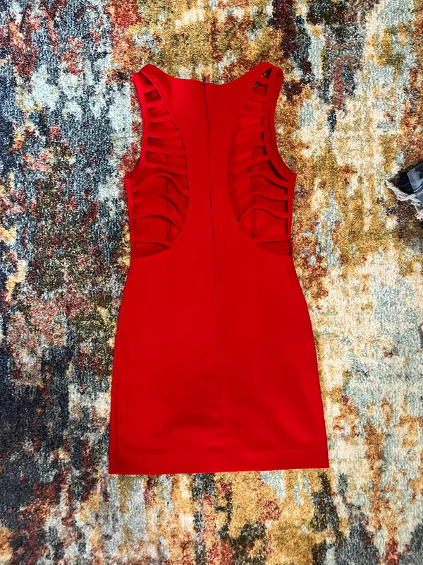 Charlotte Russe red bodycon dress - Image 5