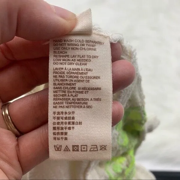 Anthropologie Free People Sz S Tube Top No More Tiers Embroidered Beaded Women's - Image 8