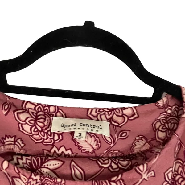 Speed Control Women's‎ Size Small Pink Floral Mini Dress - Image 4