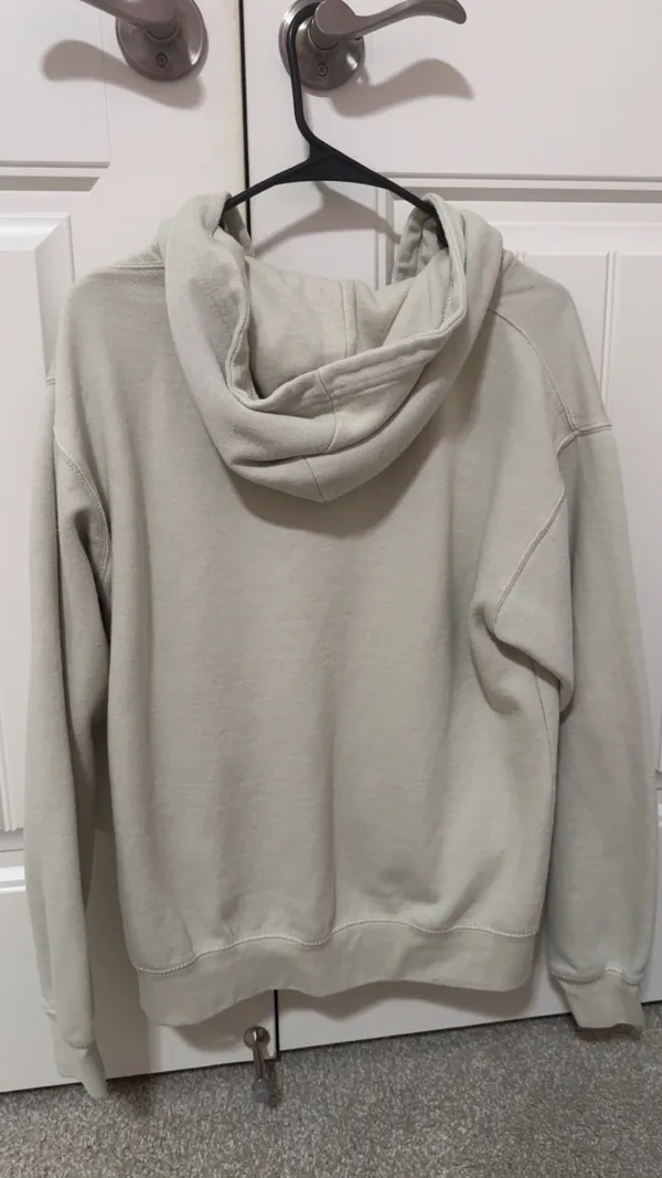 Green Zip Up Hoodie Size M - Image 2