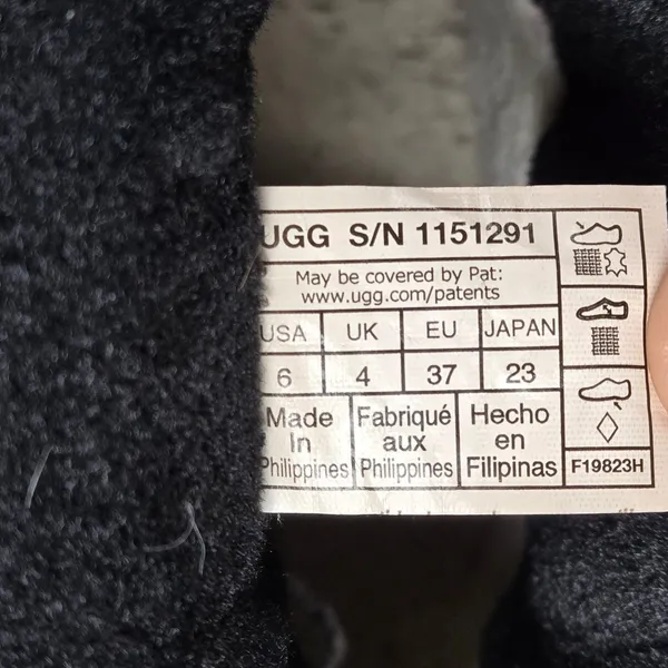 UGG Women's Black‎ Sequin Mini Mirror Ball Bootie Boots Size 6 - Image 9