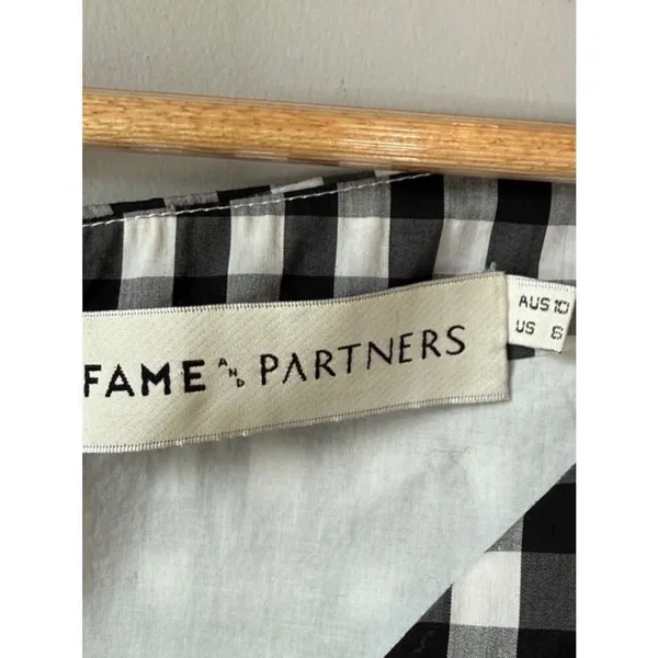 Fame and Partners x Revolve Gingham Russo Mini Dress - Image 5