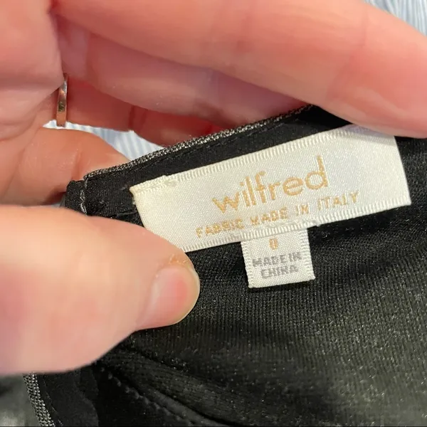 Wilfred Aritzia Grey Sleeveless Skater Mini Dress Womens 0 Babydoll Twee Fall - Image 10