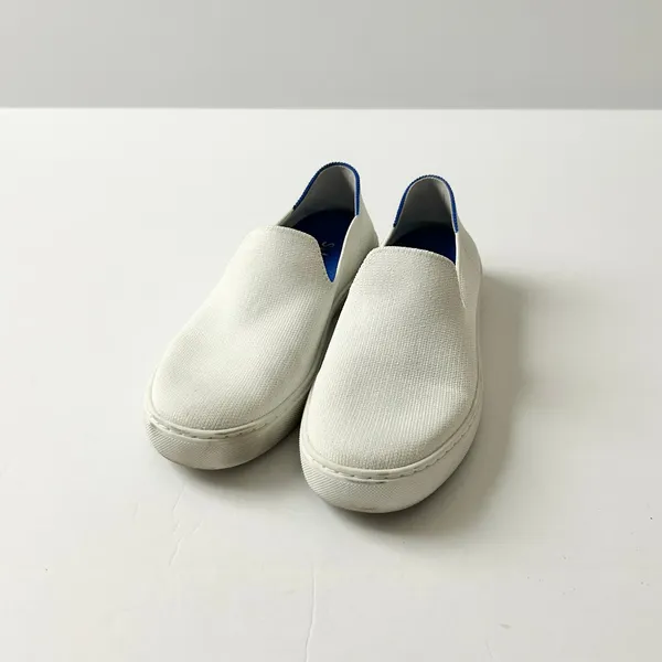 Rothy's The Original Slip On Sneaker Bright White Sustainable Eco Size 7 - Image 2