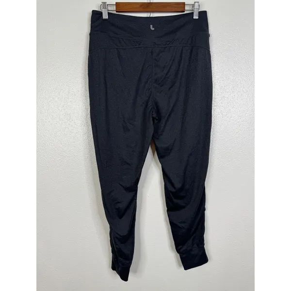 Lole Womens Charcoal Heather Grey Drawstring Jogger Pants Size M Activewear - Image 2