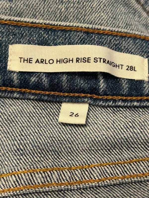 Aritzia Denim Jeans Arlo High-Rise, 26 - Image 5