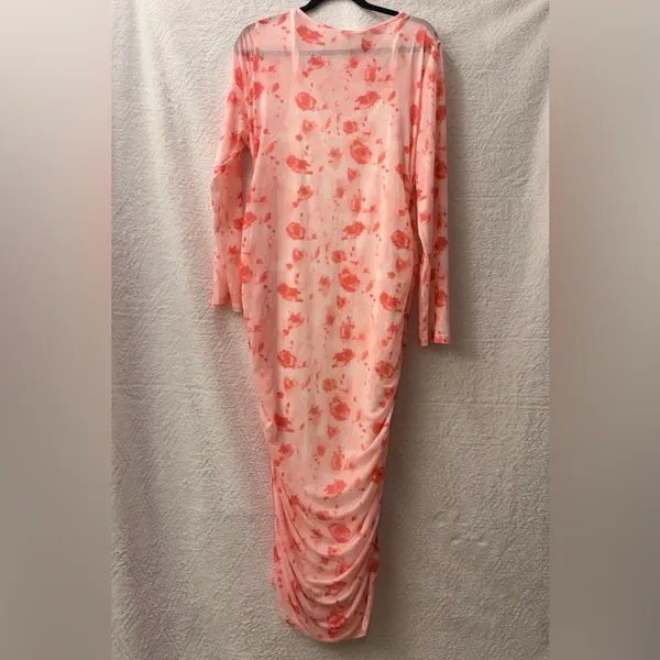 NWT Women’s Floral Maternity Dress in Pink | Size 2XL - Image 4
