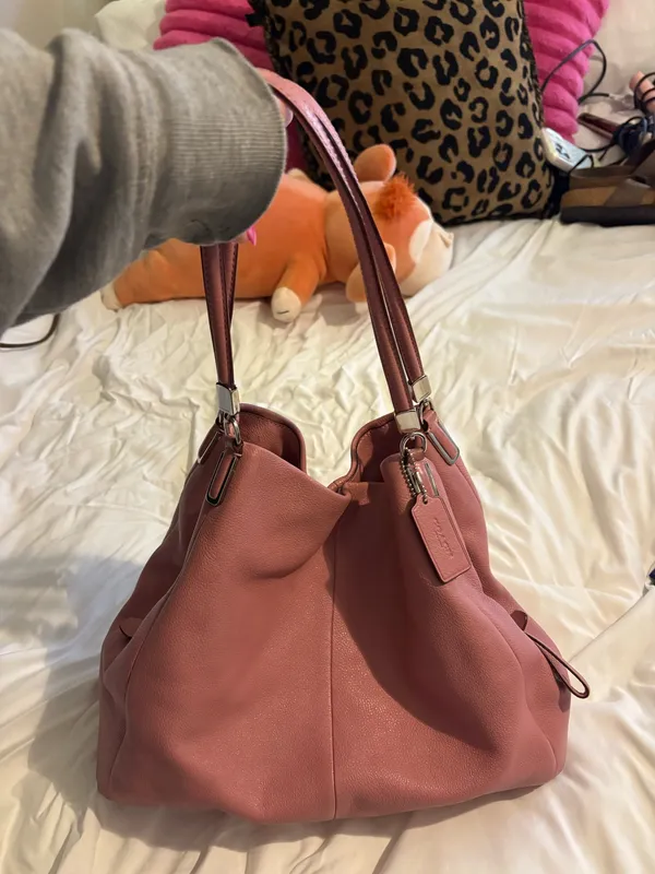 Coach Bag Leather Shoulder - Image 2