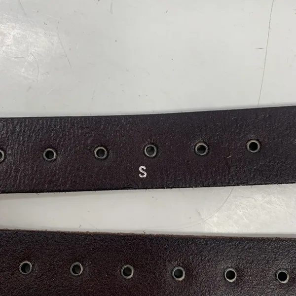 Silpada Designs Small Leather Belt Brown Studded Double Wrap Z9034 Boho Western - Image 7