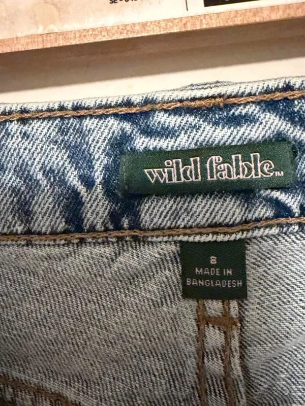 Wild Fable Distressed High-Rise Denim Shorts - Image 5