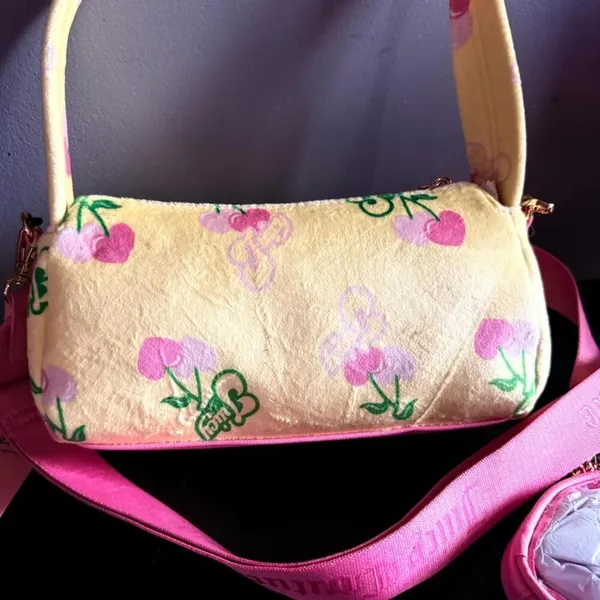 Juicy Couture Yellow Iris Cherry Retro Shoulder Crossbody Bag NWT - Image 10