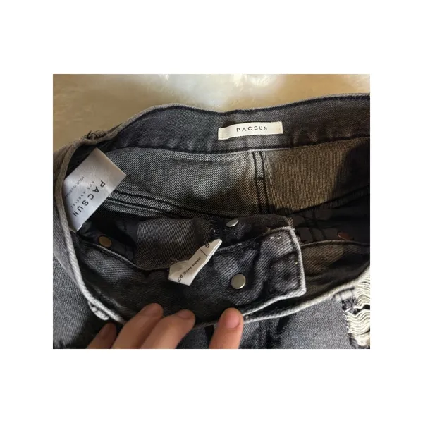 Pacsun high rise distressed boy shorts womens - Image 2