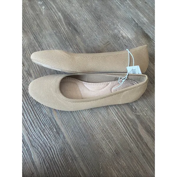 Old Navy Womens 10 Toffee Brown Slip On Casual Formal Ballet Flats Shoes NWT - Image 4