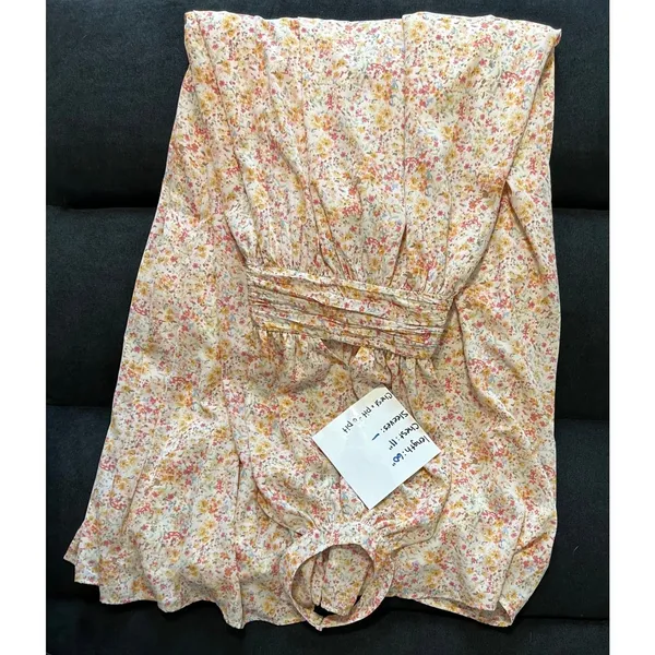 Pink‎ Lily Women's Small Floral Halter Neck Maxi Dress Backless Summer Boho - Image 4