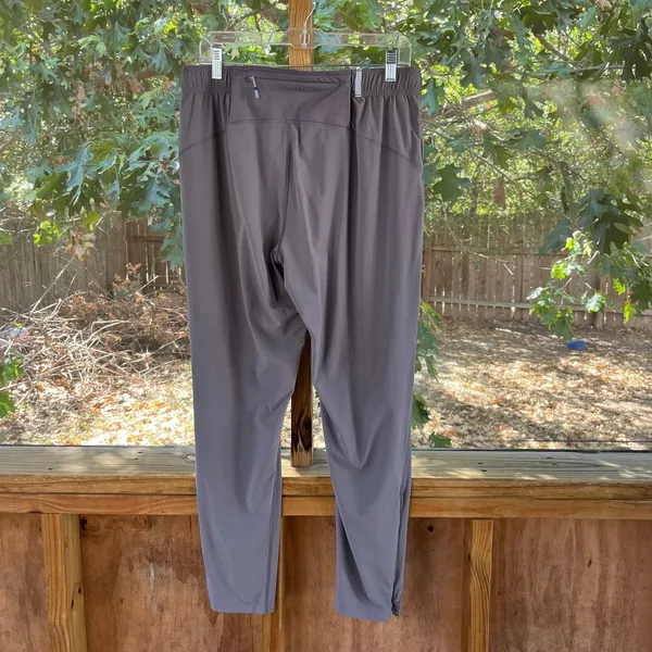Outdoor Voices Women's Grey Active Pants Zip Ankles Size L - Image 2