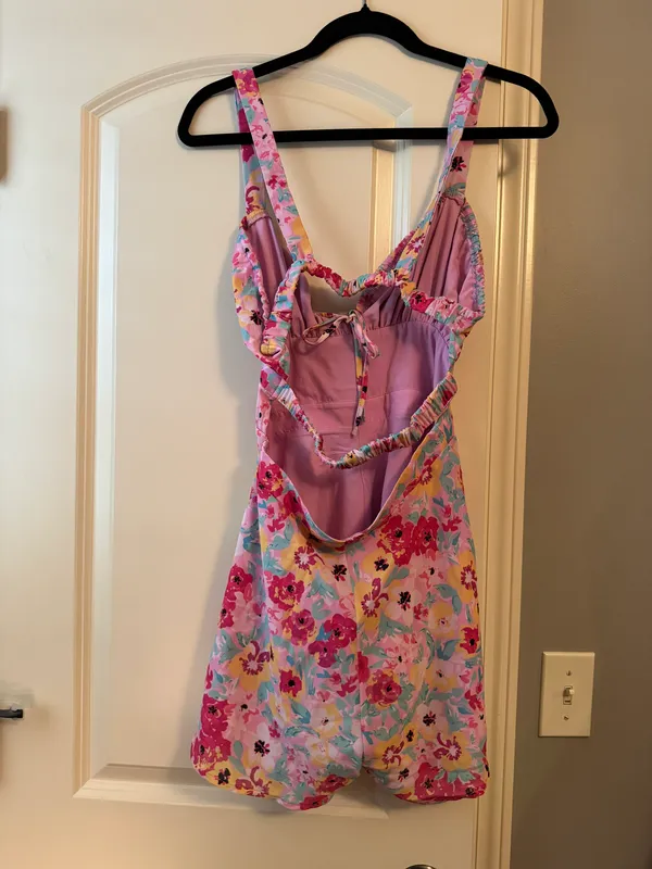 Showpo Strappy Floral Romper - Image 2