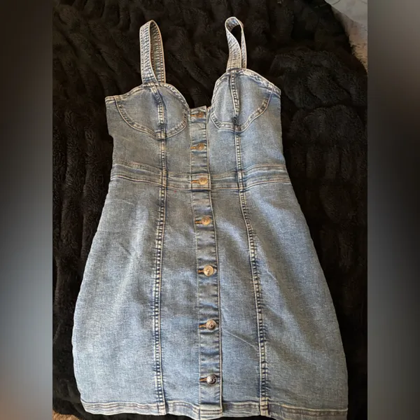 H&M Mid Jean Dress - Image 2