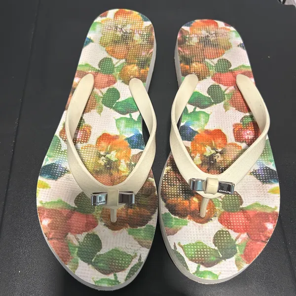 Coach Floral Sandals with Cream Straps - Image 2