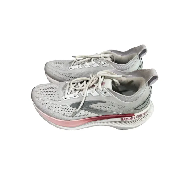 Brooks Glycerin GTS 23 Women’s 10 B White Harbor Mist Running Shoes 1204921B133 - Image 4