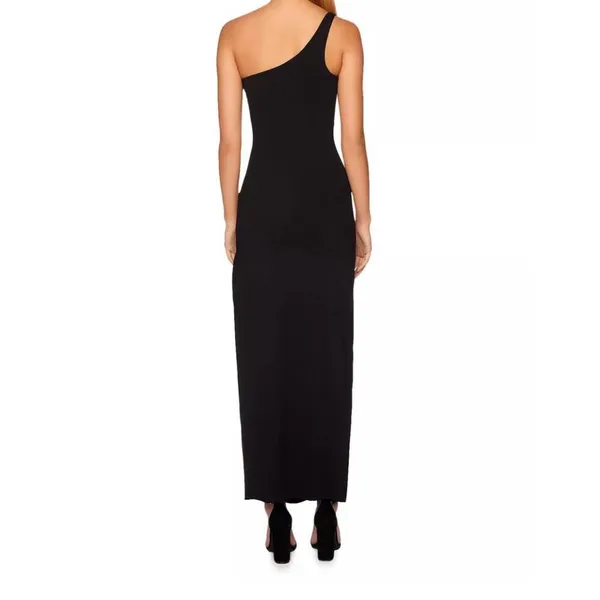 NWT Revolve Susana Monaco One Shoulder Cutout Maxi‎ Dress w Leg Slit Sz Large - Image 3