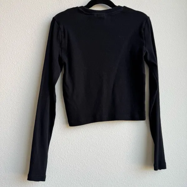 Aritzia Home Stretch Rib Crew Waist Longsleeve Stretch Rib longsleeve Size Small - Image 6