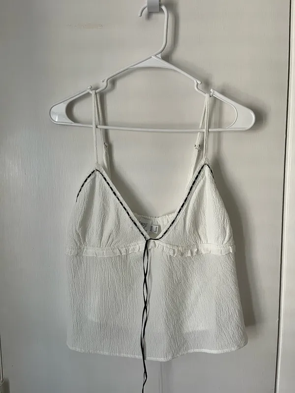 Princess Polly Trevani Ribbon Cami Ivory - Image 2
