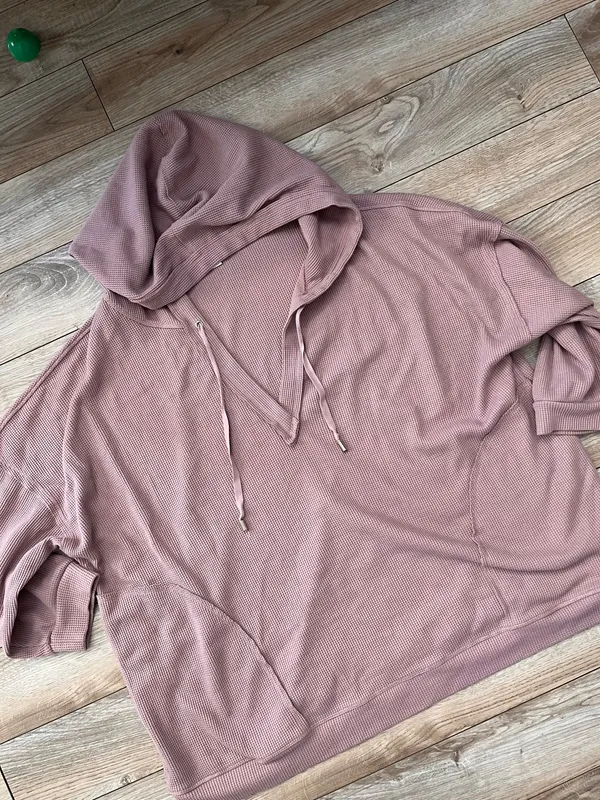 Altar’d state intimates waffle knit hoodie - Image 3