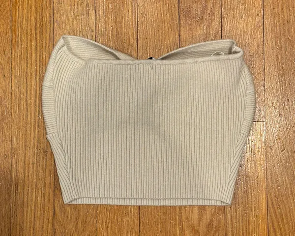 Princess Polly Cream Knit Tube Top - Image 3