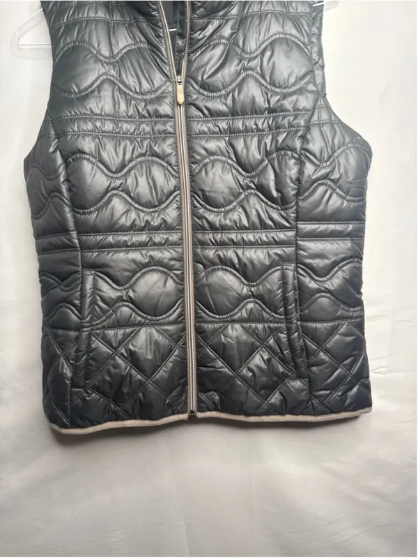NWOT Lole gray quilted puffer zip up vest sz Large - Image 4