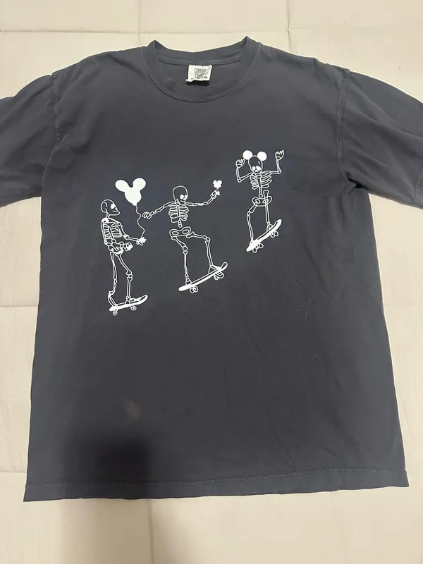 Disney Skeleton Graphic Tee Comfort Colors - Image 2