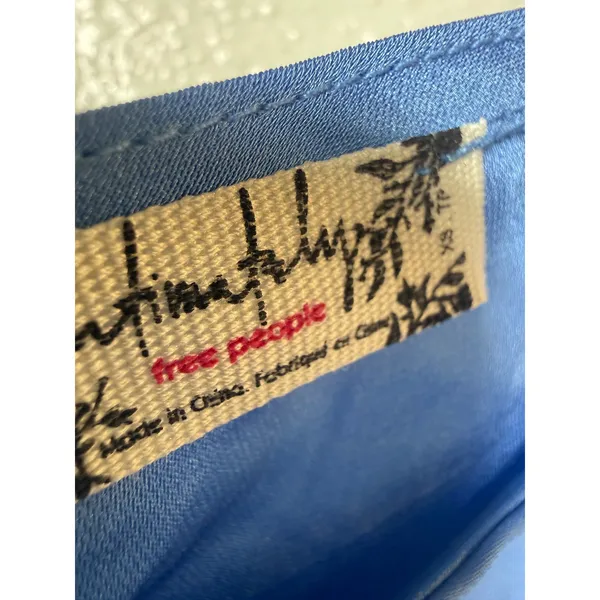 NWT Free People Like Me Or Love Me Slip Dress Blue Wrap Mini XS - Image 7