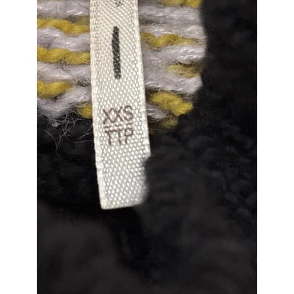 Free People Anthropologie Scotland Sweater Tunic Fair Aisle Cotton Wool XXS - Image 7