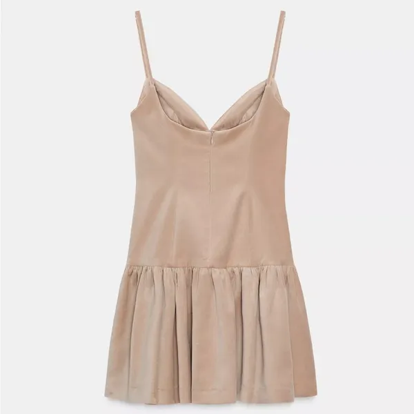 🔥Sale🔥 Nwt Zara Short Voluminous Strappy Dress Size Xs - Image 9